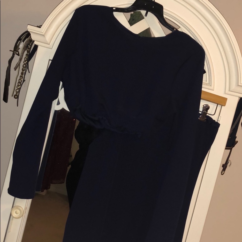 Navy Two Piece Dress